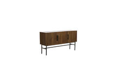 Cabinet 150x40x80 cm ABAGE wood dark brown