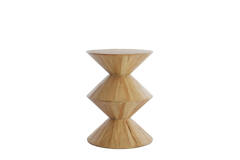 Bijzettafel Ø45x60 cm LARUS mango hout naturel