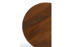 Bijzettafel Ø45x60 cm LARUS mango hout bruin