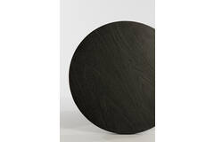 Bijzettafel Ø40x50 cm TORIR mango hout mat zwart