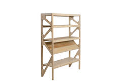 Cabinet open 120x40x160 cm YUKI mango wood natural