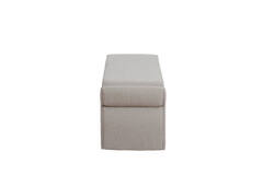 Pouf 119x45x48 cm NAFYA bouclé taupe