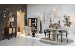 Stoel 79x76x77 cm KAMOVU beige