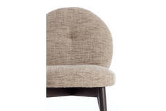 Eetkamerstoel 59x50x83 cm SINOSA bruin-crème+hout dnkr bruin