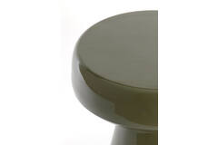 Side table Ø38x42 cm DAKWA shiny dark olive green