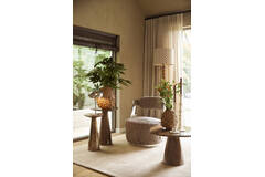 Side table 60x60x41 cm ABALA copper-bronze