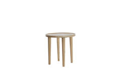 Bijzettafel Ø45x45 cm QIANO mango hout naturel