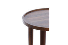 Side table Ø49x49 cm QIANO acacia wood brown