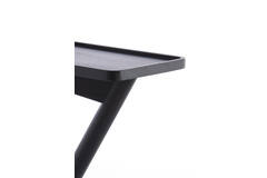 Side table 45x42x63 cm QIANO mango wood matt black