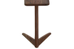 Side table 45x42x63 cm QIANO acacia wood brown