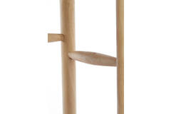 Zuil 32x32x80 cm QIANO mango hout naturel