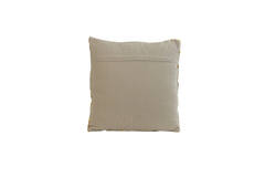 Kussen 45x45 cm JEMBANA velvet zand+okergeel