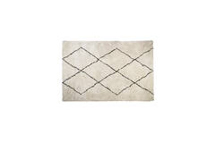 Vloerkleed 300x200 cm XAMURI naturel-zwart