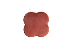 Poef 38x38x45 cm NALANI bordeaux