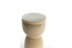 Side table Ø28,5x42 cm FINCA ceramics shiny cream