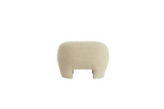 Pouf 53x41x38 cm ZENICA cream