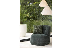 Cushion 45x45 cm ROYCE green-white