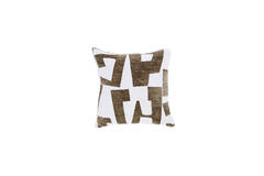 Kussen 45x45 cm METRAL groen-crème