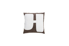 Kussen 45x45 cm KEYEN bruin-crème