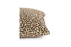 Cushion 45x45 cm SAFFORD sand+grey feather filled