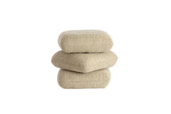 Pouf 44,5x44,5x44,5 cm LAURIE sand+cream