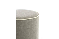Pouf Ø40x45 cm ROSIN grey+cream