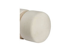 Pouf Ø35x46 cm NOVIRA beige+cream