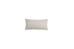 Cushion 60x30 cm PUNDA cream+silver