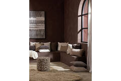 Cushion 45x45 cm DEMACO dark brown