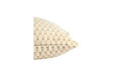 Cushion 45x45 cm KASSEL beige+cream feather filled