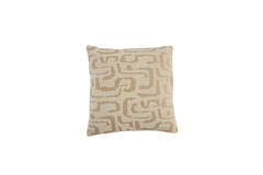 Cushion 45x45 cm ALZEY beige+sand feather filled
