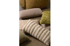 Cushion 60x30 cm NIMBA sand+olive green