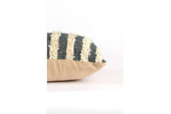 Cushion 60x30 cm NIMBA beige+denim blue
