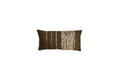 Cushion 60x30 cm TIANI dark brown+brown-cream