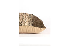 Cushion 60x30 cm TIANI dark brown+brown-cream