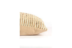 Cushion 60x30 cm LUNCA cream+brown+dark brown