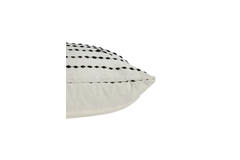 Cushion 45x45 cm LINKA cream+black