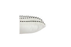 Cushion 60x30 cm LINKA cream+black