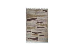 Rug 230x160 cm BUNSI jute natural+brown+ocher yellow