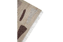 Rug 230x160 cm BUNSI jute natural+brown+ocher yellow