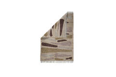 Rug 230x160 cm BUNSI jute natural+brown+ocher yellow