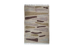 Rug 300x200 cm BUNSI jute natural+brown+ocher yellow