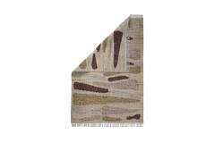 Rug 300x200 cm BUNSI jute natural+brown+ocher yellow
