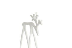 Ornament 17,5x8,5x20 cm DEER cream