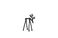 Adorno 17,5x8,5x20 cm DEER marrón oscuro