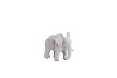 Ornament 24x17x20,5 cm ELEPHANT crème