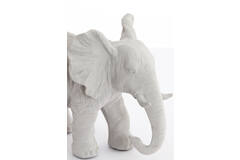 Ornament 24x17x20,5 cm ELEPHANT crème