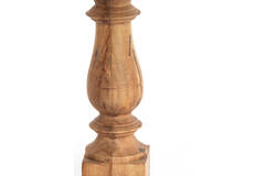Lamp base 10x10x47 cm CUMANI wood weather barn
