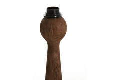 Lamp base Ø9x33 cm FESTINA wood matt dark brown