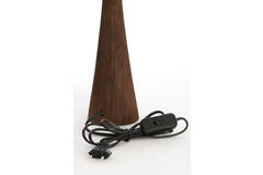 Lamp base Ø9x33 cm FESTINA wood matt dark brown